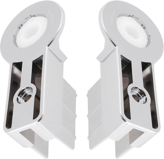 1 Set Bad Screen Scharnieren Beugels Douche Scherm Scharnieren ABS Chrome Plating Badkamer Douche Beugels Douche Bad Screen Set