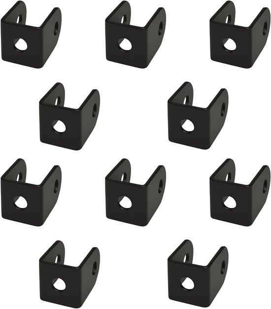 10 stuks U-vormige beugels voor hout, U-vormige wandhouders voor panelen