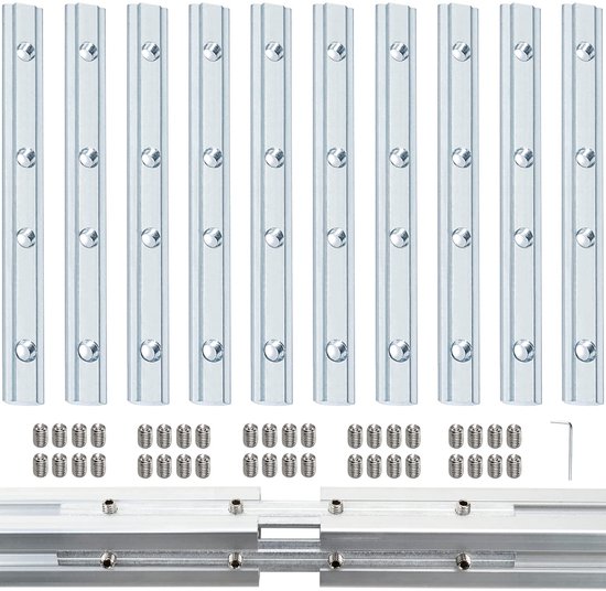 10 stuks verbindingsstukken profielverbinders aluminium profiel connector aluminium profiel 3030 superlicht aluminium profiel aluminium profielen connectoren voor constructieprofielen aluminium