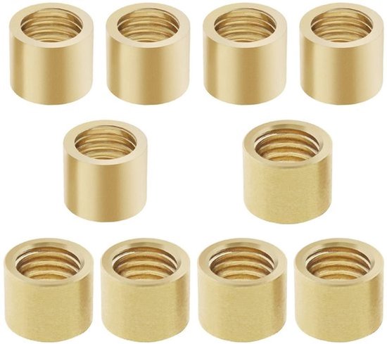 10Pcs Snooker Pool Cue Adereindhulzen - Messing Reparatie Tool