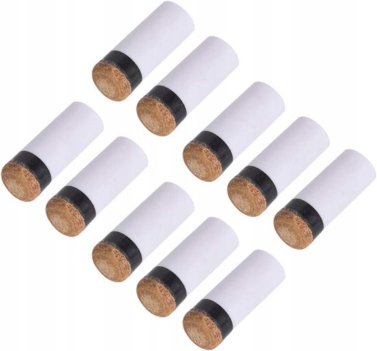 10x Biljartkeu Tips 10-13mm - Vervangende Accessoires