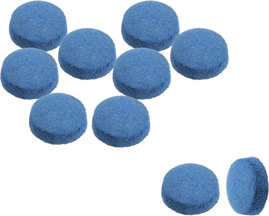 11mm Dia Pool Cue Tips - 10 Pack Billiard Cue Tips - Pool Stick Replacement Tips - Snooker Cue Tips - Blauw