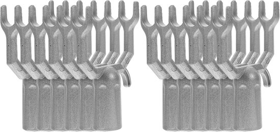12-delige set taksteunen voor fruitbomen - Aluminium metalen plantondersteuning en klemmen voor optimale groei