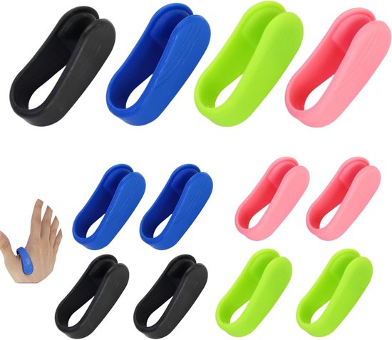 12 Stuks Acupressuur Handclip voor Migraine, Doelgerichte Stimulatie, Draagbaar voor Thuis en Op Reis, Herbruikbaar, Stressverlichting en Ontspanning