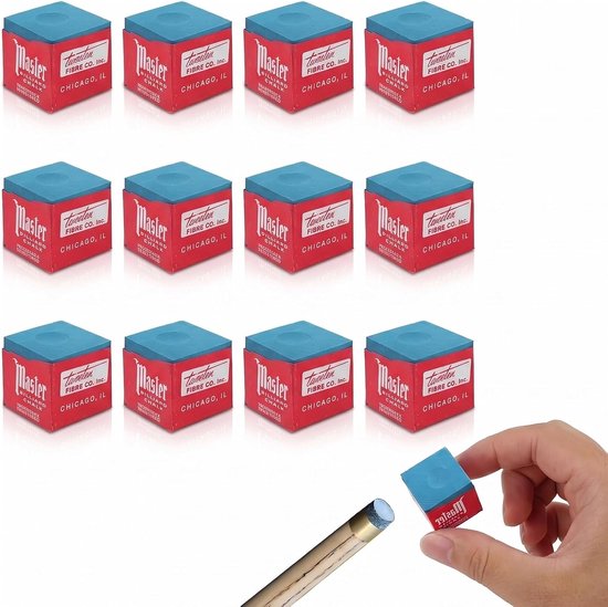12 stuks biljartkrijt, biljartkrijt, biljartkrijt, biljartkrijt, biljartaccessoires, krijt voor biljartkeu, premium - SnelShoppen