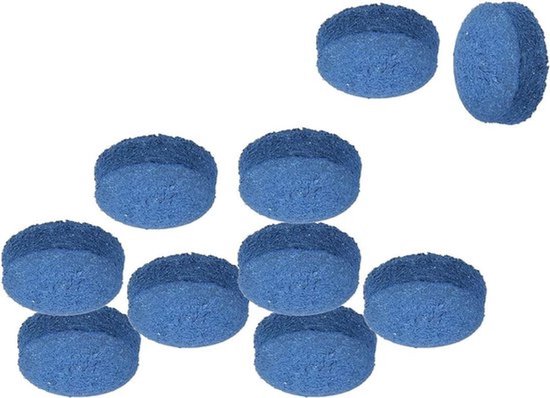 13 mm Dia Biljart Cue Tips, 10 Pack Vervangings Tips Pool Stick Tips Snooker Cue Tips, Blauw