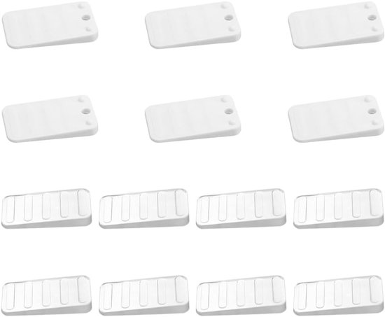 14-delige Set van Flexibele Plastic Leveling Shims voor Ongelijke Vloeren, Tafelondersteuning en Meubelcorrectie van Merkloos
