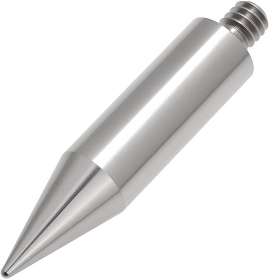 1/4" Mini Prism Pool Vervangende Sharp Point van RVS, Geschikt voor Leica en Trimble GMP111, 50mm Precisie Accessoire
