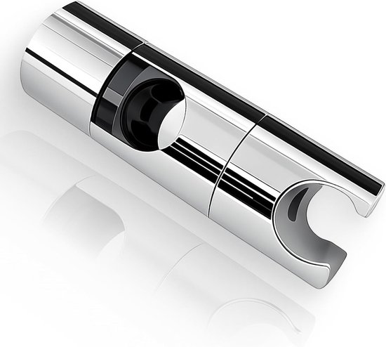 18 - 25 mm verstelbare diameter, hoogwaardige douchekophouders voor stang, robuuste douchekophouder van ABS, glanzend chroom, douchekophouder