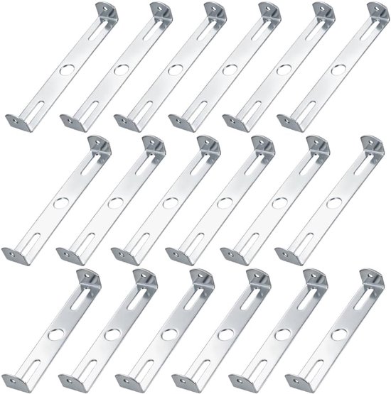 18 Stks Lichtarmatuur Montagebeugel 4.1-4.7 Inch Universele Lamp Crossbar Hardware Set Plafond Licht Plaat Wandmontagebeugel voor Kroonluchter Buitenverlichting