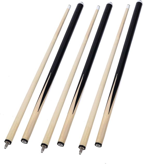 2 kleine handgemaakte biljart/snookerstaarten voor kinderen en volwassenen, ideaal voor kleine ruimtes en jongeren