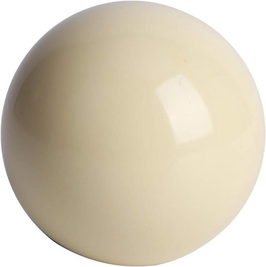 2-Pack Witte Oefenbiljartballen - Snooker & Pool - Standaard Maat 5,72 cm