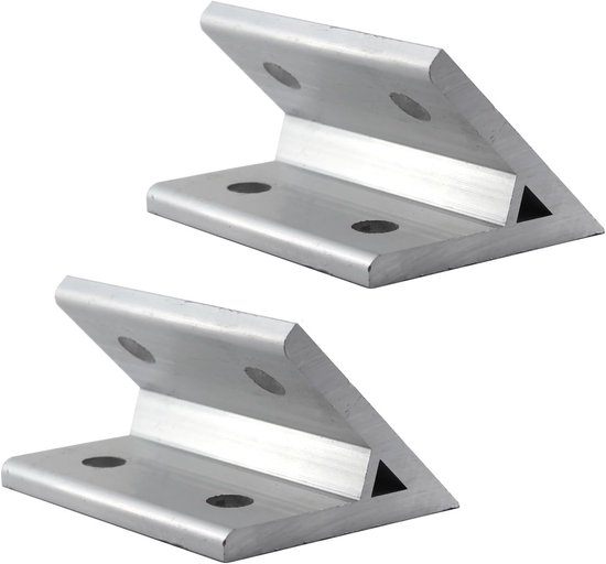 (2 stuks) 8080 Serie 45 Graden Hoek Hoek Beugels Hoek Braces Connectors Joint Voor Aluminium Extrusie Profiel