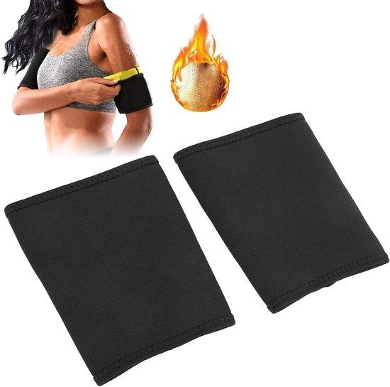 2 Stuks Arm Compressie Mouwen voor Slanker Uiterlijk, Neopreen Arm Wraps voor Ondersteuning en Vormgeving van de Bovenarm, Ideaal voor Fitness en Herstel