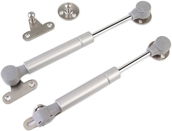 2 stuks Gasveer Liftsteun 80N, Zachte Sluiting voor Kasten, Speelgoeddozen en Opbergdozen, 20.5 cm Lang