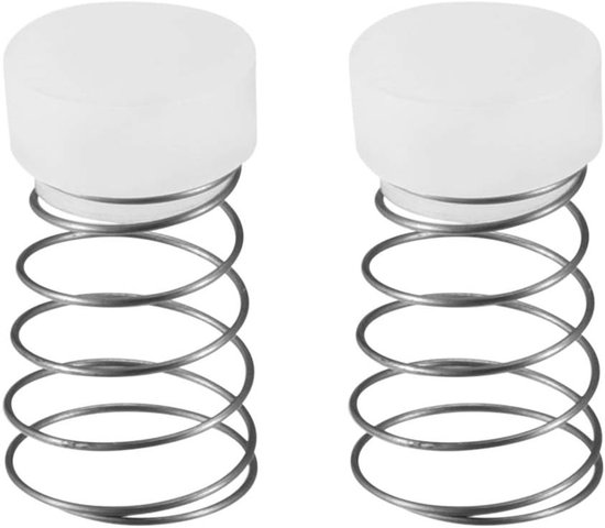 2 Stuks Rubberen Metalen Seals Pads voor Compressoren - 15mm Dm, Veerkrachtige Ondersteuning en Geluidsisolatie