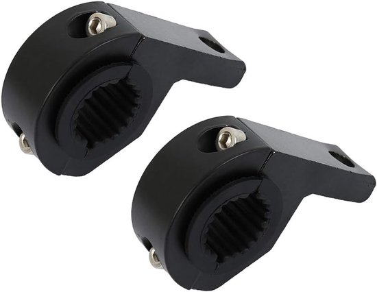 2 Stuks Werkkoplamphouders 25mm-30mm Klemhouder Universele Auto Koplamphouder Koplamp Montagebeuge Lichtbar Beugel Houder Koplamp Mount Beugel Klemhouder Vrachtwagens