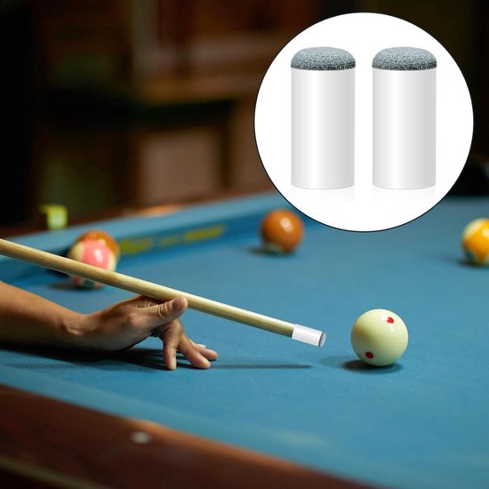 20-delige biljartkeu-set - 13 mm schroefdraad - Vervangings- en reparatieset - Biljartkeu-accessoires - Accessoires voor biljartkeu-koppen - Poolaccessoires - Beschermhoesjes voor biljartkeu-tips van Merkloos