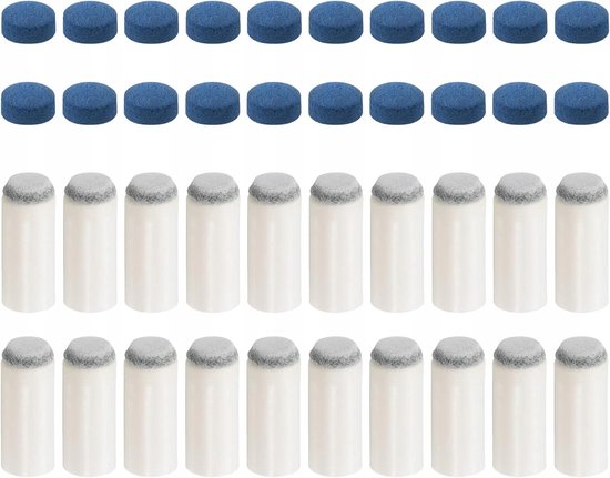 20 Paar Biljartkeu Tips 11mm - Snooker & Pool