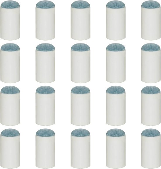 20-Stuks-Biljart-Pool-Cue-Tips-13mm-Schroef-op-Vervanging-Set-voor-Poolkeu-Zonder-Lijm-Snelle-Reparatie-Kit van Merkloos