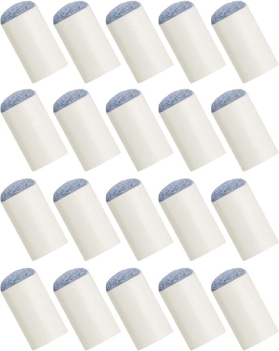 20 stuks - Biljartkeu Tip - 13 mm - Poolstick Tips - Biljartkeu Vervangingstips - Poolaccessoires - Biljarttafelaccessoires - voor biljartkeu's - wit