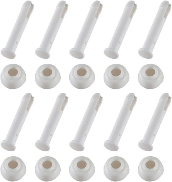 20 Stuks Pool Pins - Splint Pins voor Frame Pools met Rubber Caps - Vervangingsonderdelen en Accessoires voor Frame Pools van 6 cm Lengte