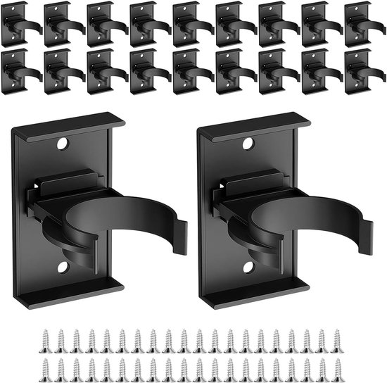 20 stuks verstelbare plintclips/beugels voor keukenplinten, kunststof plintclips voor een veilige installatie van de plint, inclusief 40 schroeven