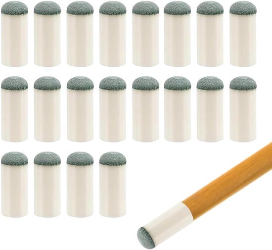 20 Stuks Vervangende Schroefpunten voor Biljartkeu - Ideaal voor Snooker en Pool (13mm)