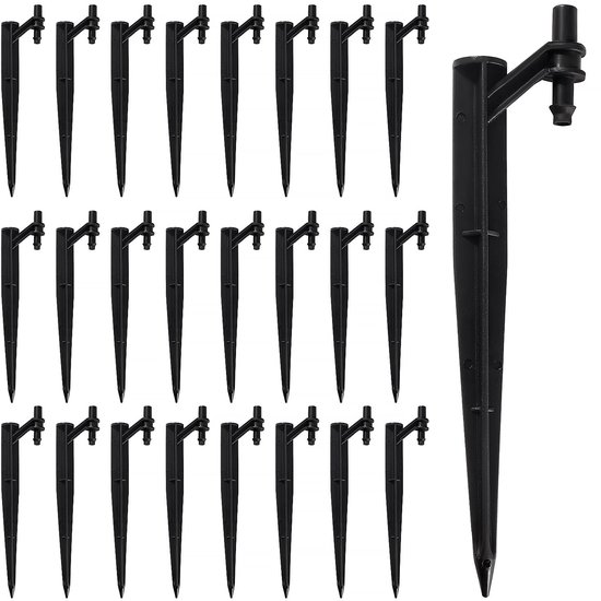 25 Stuks 12,5 cm Micro Drip Pijpsteunen voor Tuinbewatering