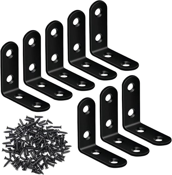 25pcs L Bracket Hoek 50x50mm Metalen Hoek Brace 90 Degree