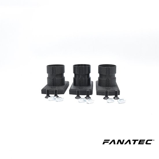 3-Pack Fanatec QR1 Stuur Bevestiging Beugel voor Aluminium Race Simulator - Kleur Geel van Fanatec