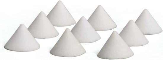 30 stuks herbruikbare vuurvaste steunnagels van keramiek voor pottenbakkersgereedschap, duurzaam en praktisch