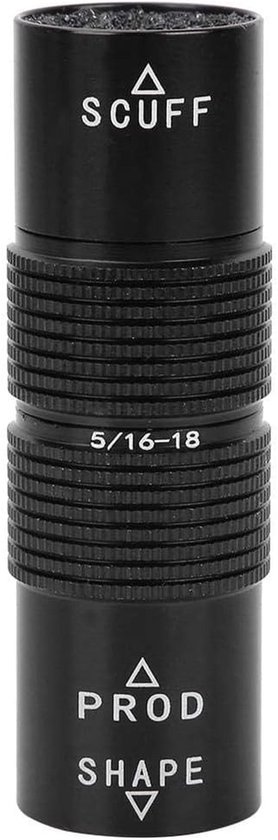 4-in-1 Pool Biljart Cue Tip Shaper - Multifunctioneel Snooker Vorm Gereedschap van Merkloos