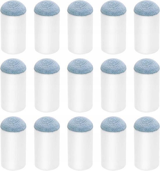 40x Poolkeu Toppen 13mm Leer - Vervangbaar & Universeel