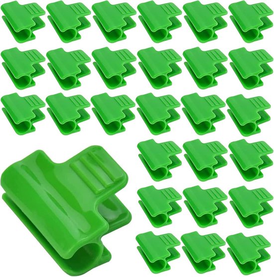 50 Stuks Kassen Klemmen voor Tuin Hoops, Ondersteuning voor Planten, Kassen en Frame Beschutting
