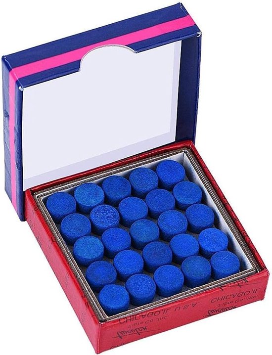 50 Stuks Leren Billiard Cue Tips 13mm - Enkele Laag, Geschikt voor Snooker en Poolbiljart van Merkloos