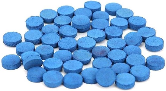 50 Stuks Snooker Cue Tips - Vervangende Billiard Tips voor Pool Sticks - Blauw 9mm Accessoires