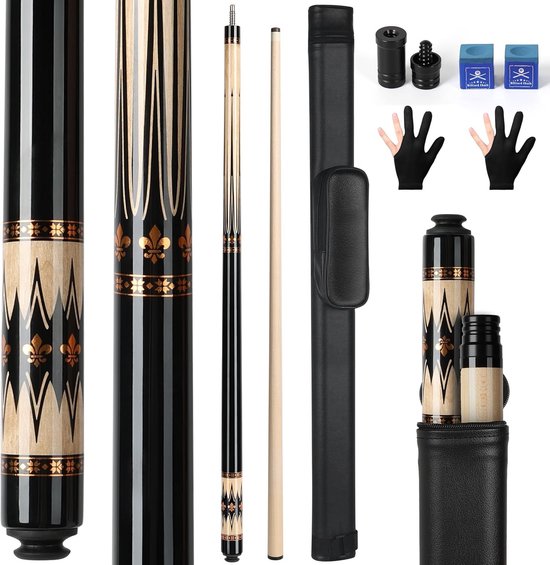 58 Inch Professionele Poolkeu Keu van Canadees Esdoornhout met Keutas van Merkloos