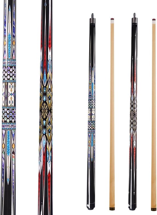 58 Inch13mm 19oz/20oz Maple Billiard Stick Pool Cue Set, Canadian Maple Professional Billiard Pool Cue Stick Set, Billiard Cue Stick
