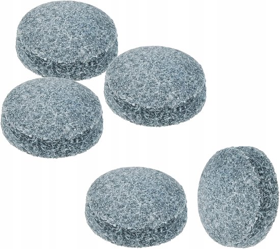 5x Kunstlederen Keu Toppers 13mm voor Pool & Snooker