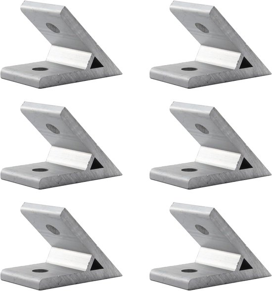 (6 stuks) 4545 Serie 45 Graden Hoek Hoek Beugels Hoek Braces Connectors Joint Voor Aluminium Extrusie Profiel