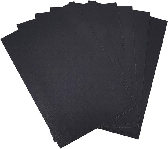 6 Stuks Handtas Basisvormer 12 x 8 Inch Rechthoekige Tasbodem Zwart voor Handtassen, Tote en DIY Projecten