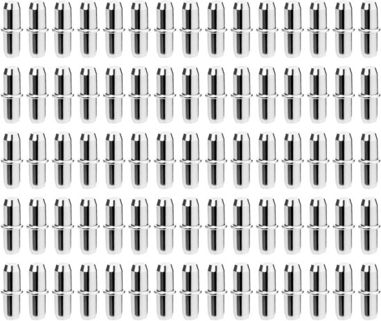 75 Stuks Planksteunen, 5mm x 17mm, Stevige Plankhouders, Ondersteuning voor Planken, Ideaal voor Kasten en Opbergplanken