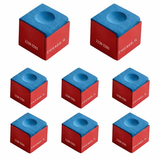 8 Stuks Biljartkrijt voor Cue Sticks