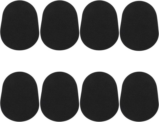 8 Stuks Mondstuk Kussens voor Saxofoon en Klarinet - Ovalen Rubber Patches en Pads voor Comfort en Bescherming van Merkloos