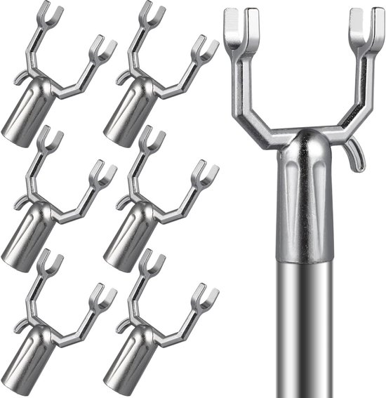 8 Stuks Taksteunen van Aluminiumlegering, Herbruikbare Plantenondersteuning voor Fruitbomen, Tuintakken en Groenten