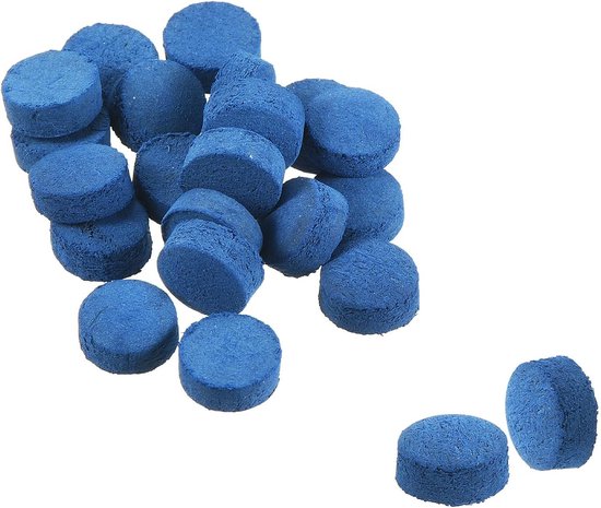 9mm Pool Cue Tips - 30 Pack Pool Billiard Cue Tips - Pool Stick Vervangtips - Snooker Cue Tips - Blauw - Hoge Kwaliteit - Accessoires