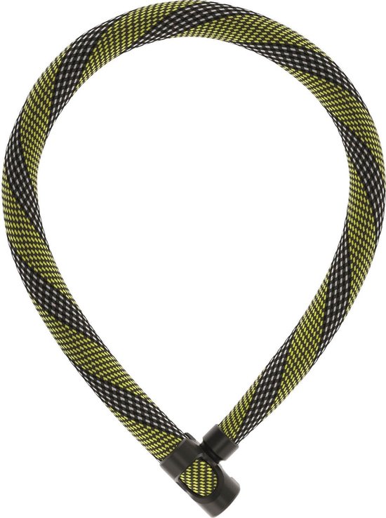 Abus kettingslot IvyTex 7210/85 racing yellow van Merkloos
