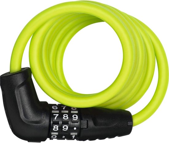 Abus Star 4508c Kabelslot Groen 150 cm van Merkloos