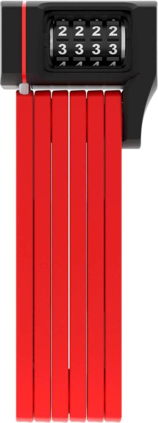 Abus vouwslot Bordo uGrip 5700C/80 red SH van Merkloos